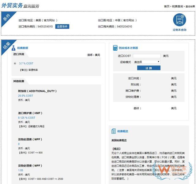 外貿必備7大網站，教你查詢各國進口關稅—貨之家